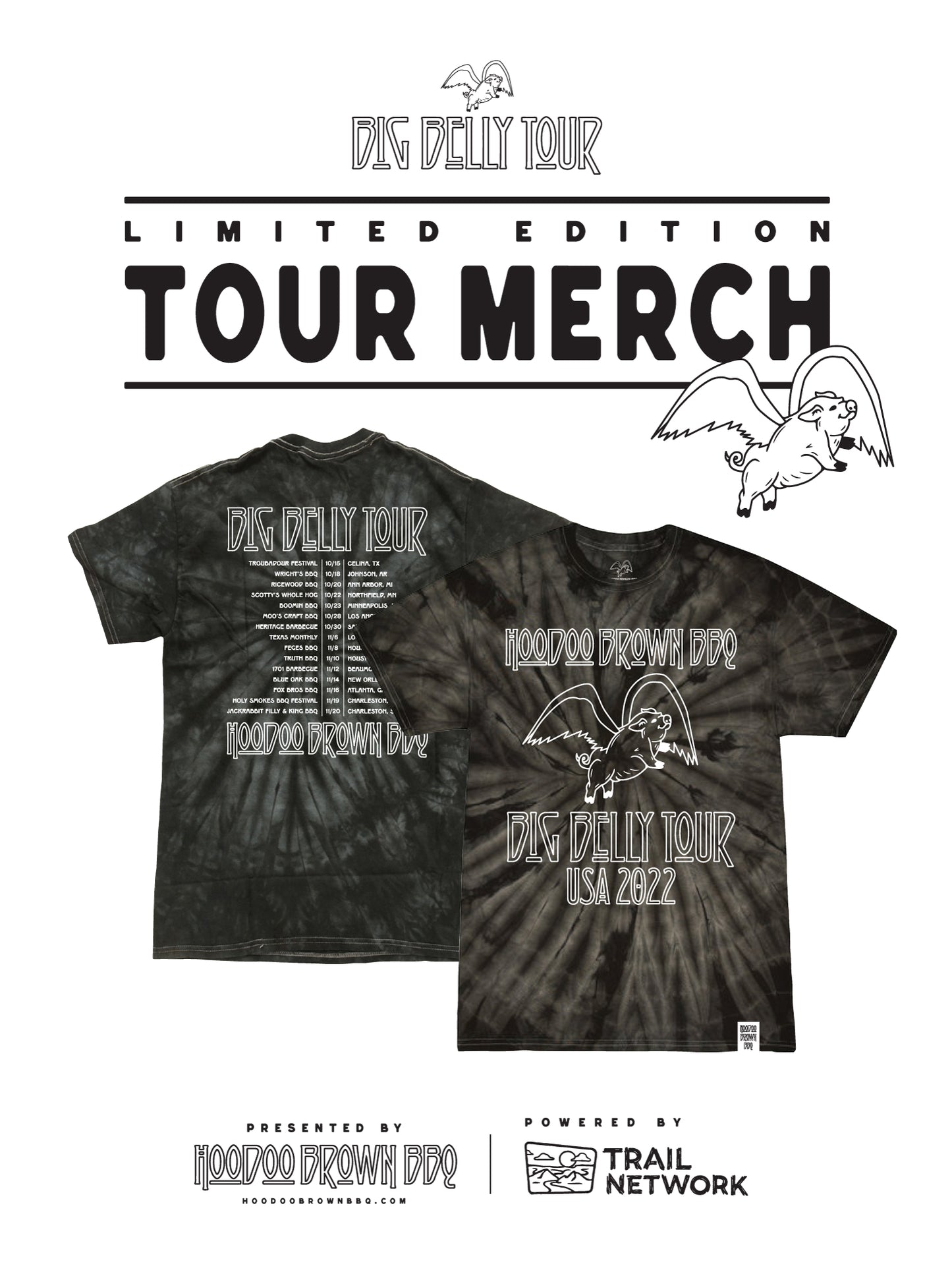 *LIMITED STOCK REMAINING!!!!* Big Belly Tour 2022 Official Tee Shirt